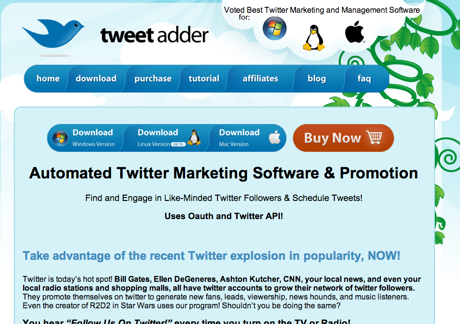 is the ultimate tool to automate your Twitter marketing. 
