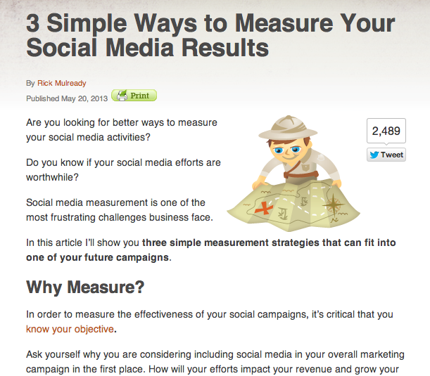measure social media marketing
