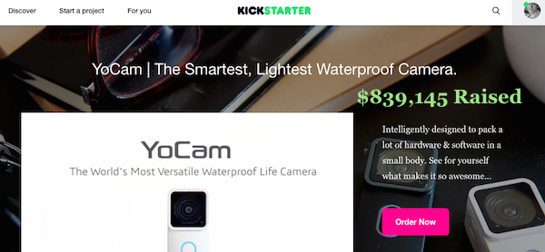 YoCam kickstarter