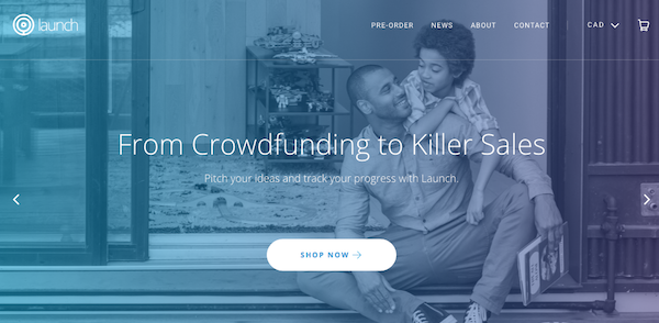 crowdfunding shopify